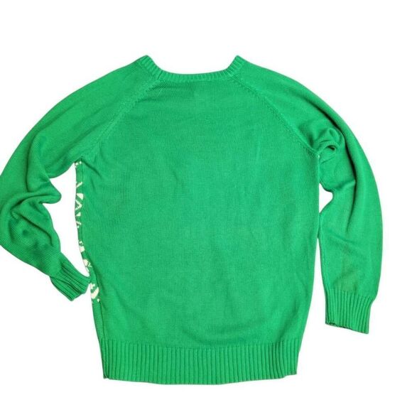 Disney Santa Mickey Mouse Red & Green Christmas Sweater - Picture 3 of 7